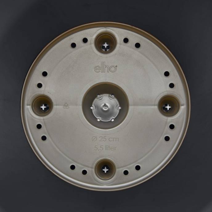 loft urban rund hoch 28cm anthrazit